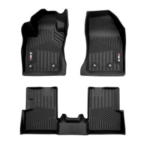 Jeep Renegade Floor Mats - Omac - 3D Texan Premium TPE - Black - 2015-2024 Jeep Renegade Floor Mats - Omac - 3D Texan Premium TPE - Black - 2015-2024
